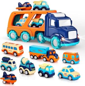 Cars Toys for 2-3-4-5 Years Old Toddlers Boys, Big Transport Truck