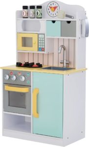 Teamson Kids Little Chef Florence Classic Interactive Wooden Play Kitchen
