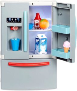 Little Tikes First Fridge Refrigerator with Ice Dispenser Pretend Play Appliance for Kids
